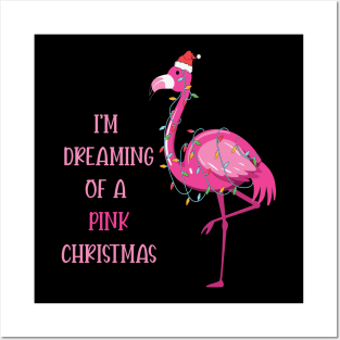 I'm Dreaming of a Pink Christmas Posters and Art